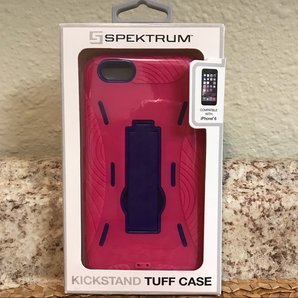 Spectrum Kickstand Tuff Case for iPhone 6